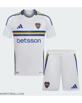 Billige Fotballdrakt Boca Juniors Replika Bortedraktsett Barn 2024-25 Kortermet (med bukser)